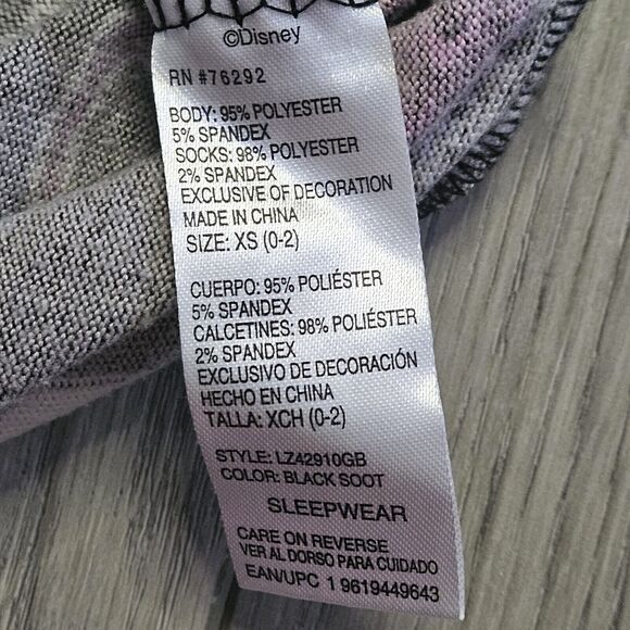 Disney Nightmare Before Christmas Women Long Sleeve Sleep Shirt Pajamas XS - Picture 4 of 6